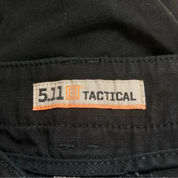 5.11 Tactical Series Cargo Pants Women's Black Utility Straight Size 8 Hiking - Picture 14 of 16